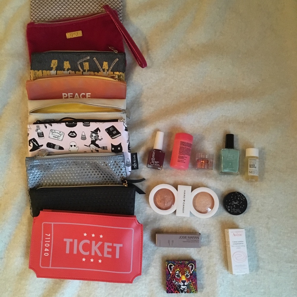 💋IPSY BAG AND UNUSED/USED MAKEUP💋